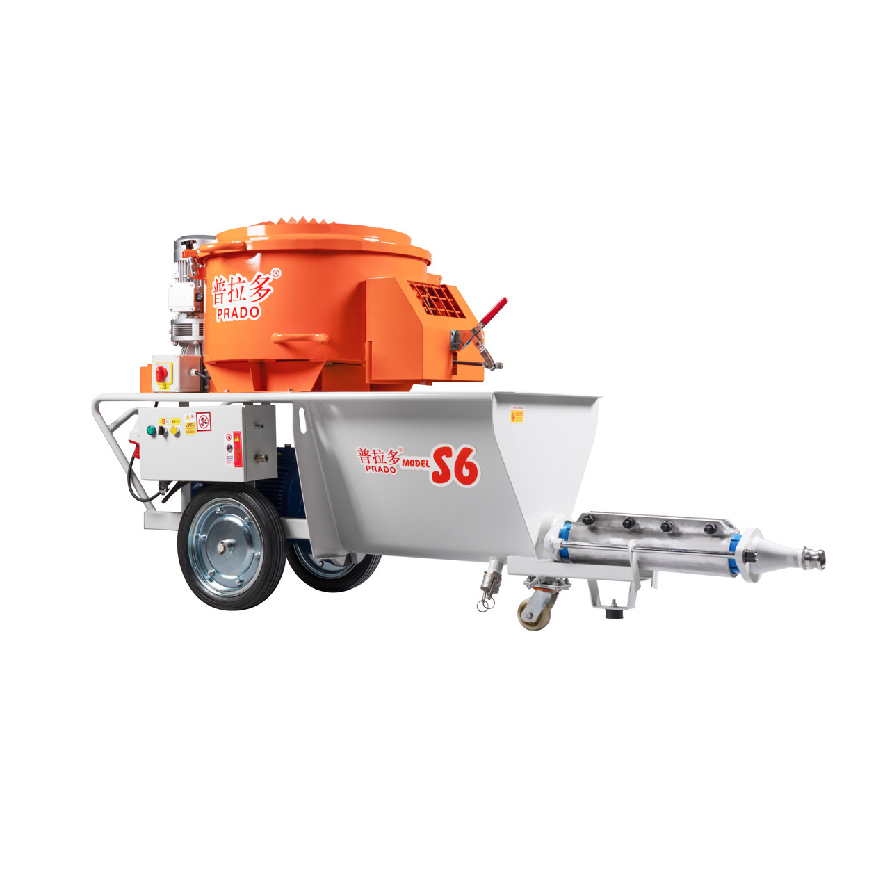 Putty Spraying Hopper Wall Concrete Plastering Mortar Spraying machine