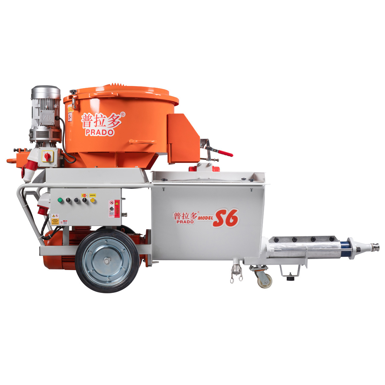 PTS6P Putty Machine Dry Mixed Mortar Putty Gypsum Plaster Spraying Machine/automatic Plastering Machine