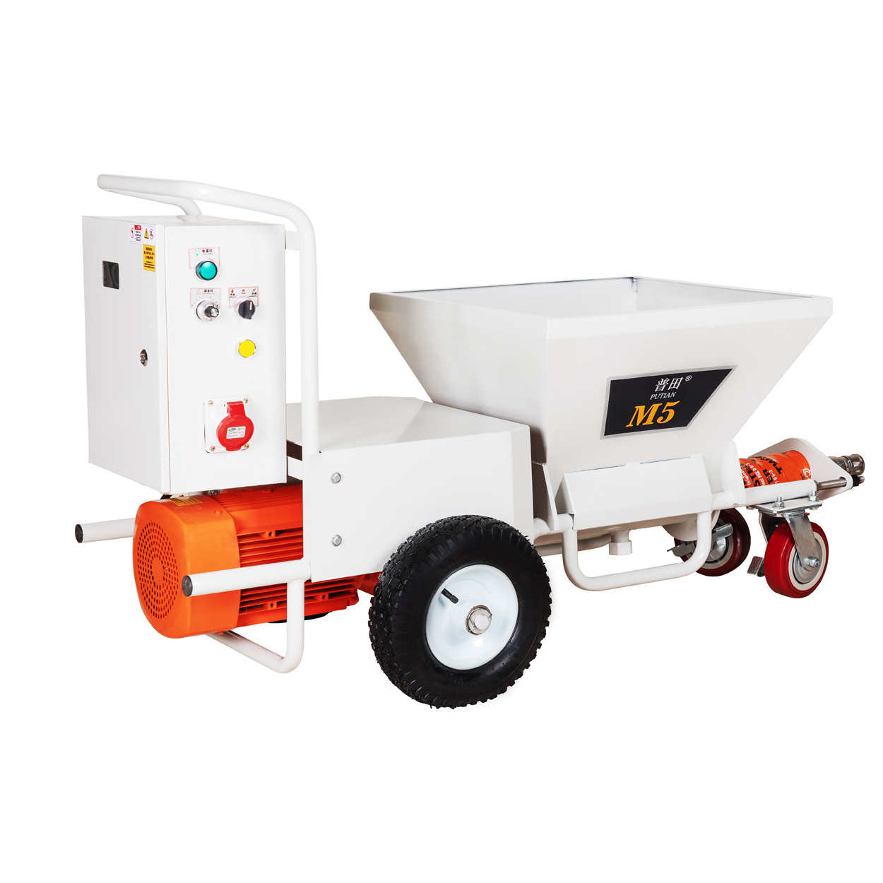 PTM5 Wall Mortar Cement Spray Plaster Machine For Construction