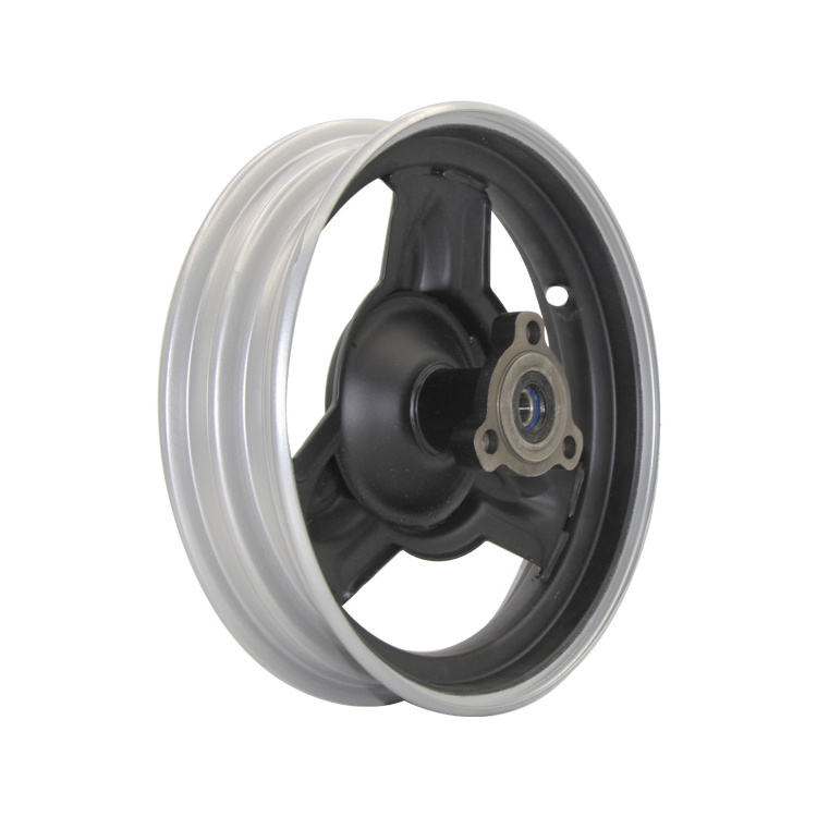 Hot selling electric motorcycle 10 inch disc brake steel rim iron wheel can be fitted with tubeless steel rim