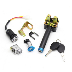 Electric Motorcycle Scooter Ignition Switch power Lock switch With 2 Keys Set lock