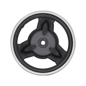 Hot selling electric motorcycle 10 inch disc brake steel rim iron wheel can be fitted with tubeless steel rim