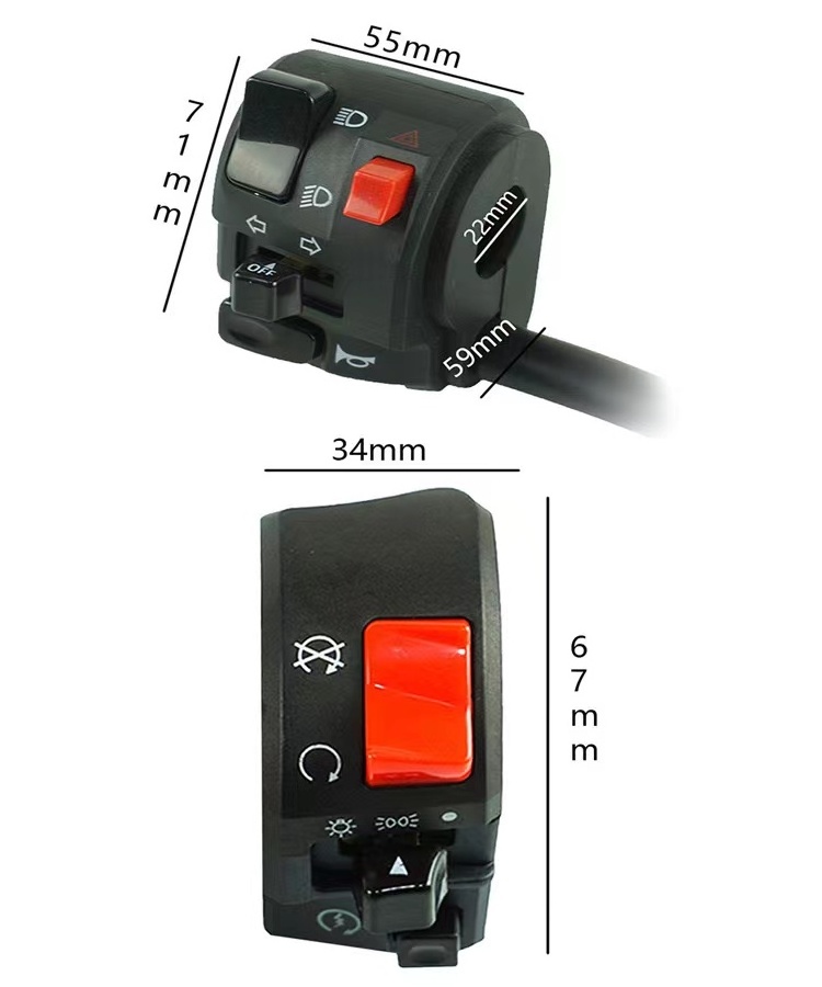 Motorcycle Switch 7/8