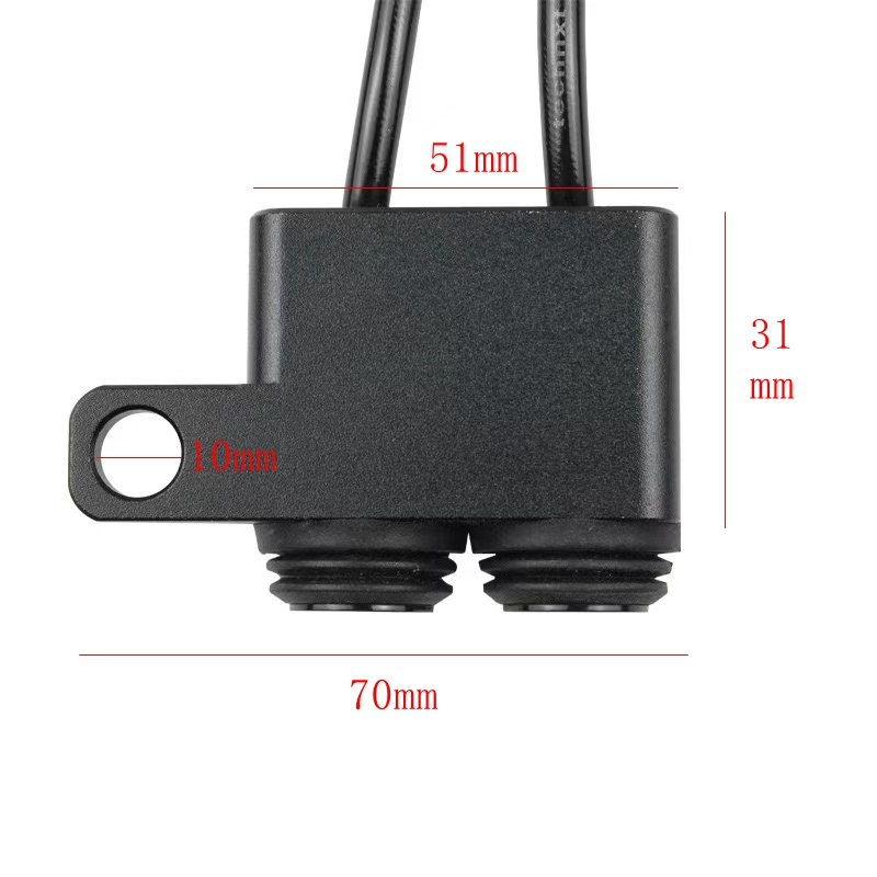 CNC Aluminum Alloy Motorcycle Switches Handlebar Mount Switch Headlight Hazard Brake Fog Light ON OFF ON Switch Button