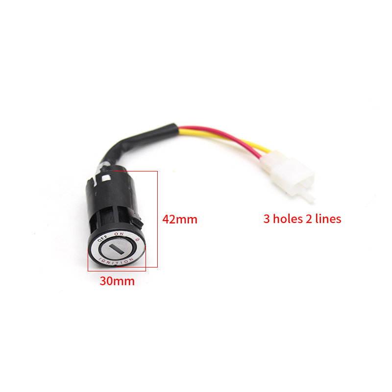 Electric Motorcycle Scooter Ignition Switch power Lock switch With 2 Keys Set lock