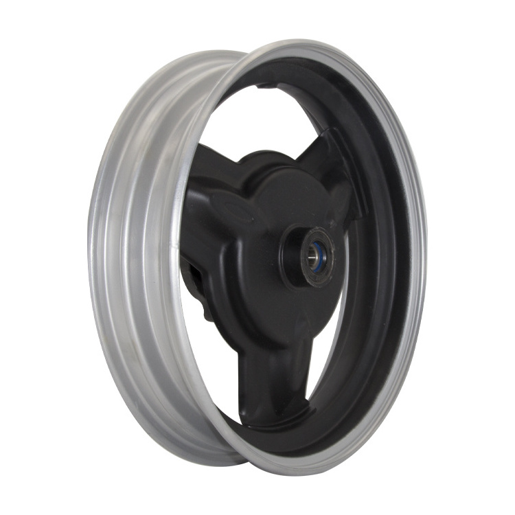 Hot selling electric motorcycle 10 inch disc brake steel rim iron wheel can be fitted with tubeless steel rim