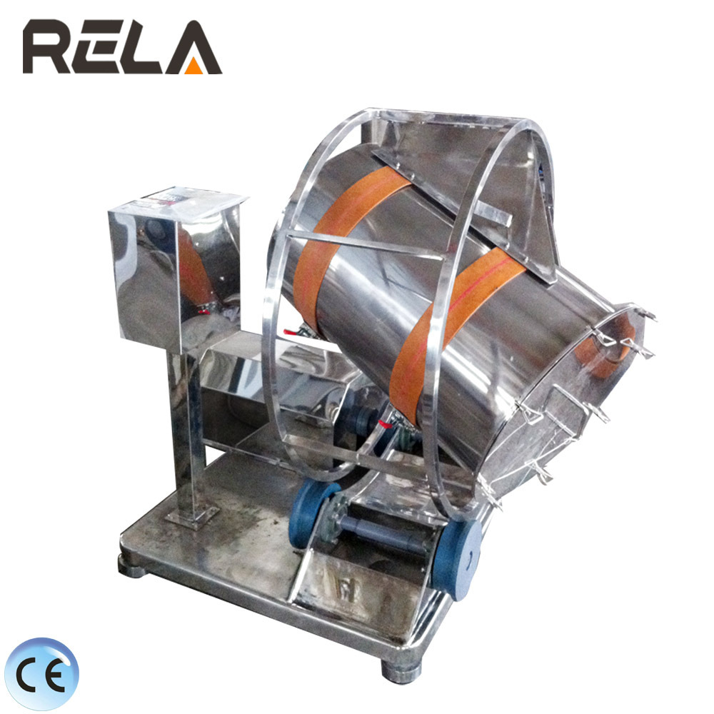 Stainless steel powder rotating drum mixing machine Spice powder drum mixer