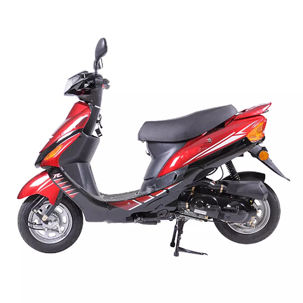 Comfortable Fuel Long Range Ladies Gas 49cc Highper Motorcycles With Pedals Mopeds