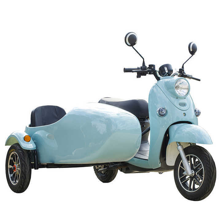 2022 fasion 3 wheels electric scooter  sidecar 72V30AH e bike