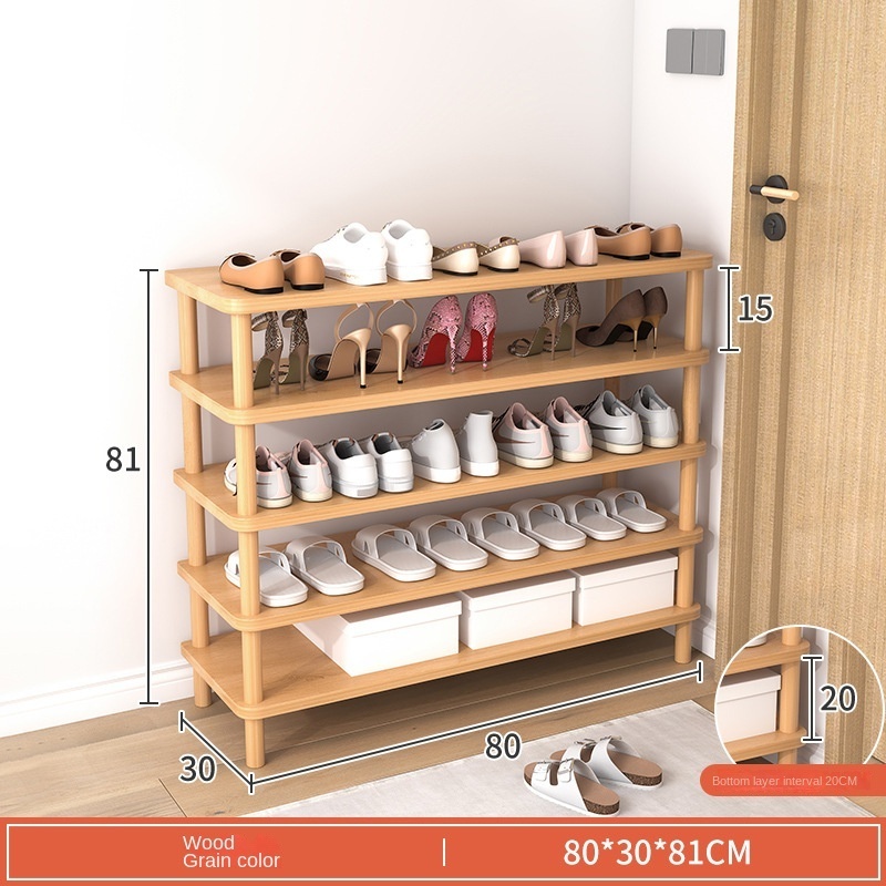 Shoe Rack Simple Door Household Multi-layer Storage Rack Save Space Small Narrow Shoe Rack Indoor Beautiful Corner Shoe Cabinet