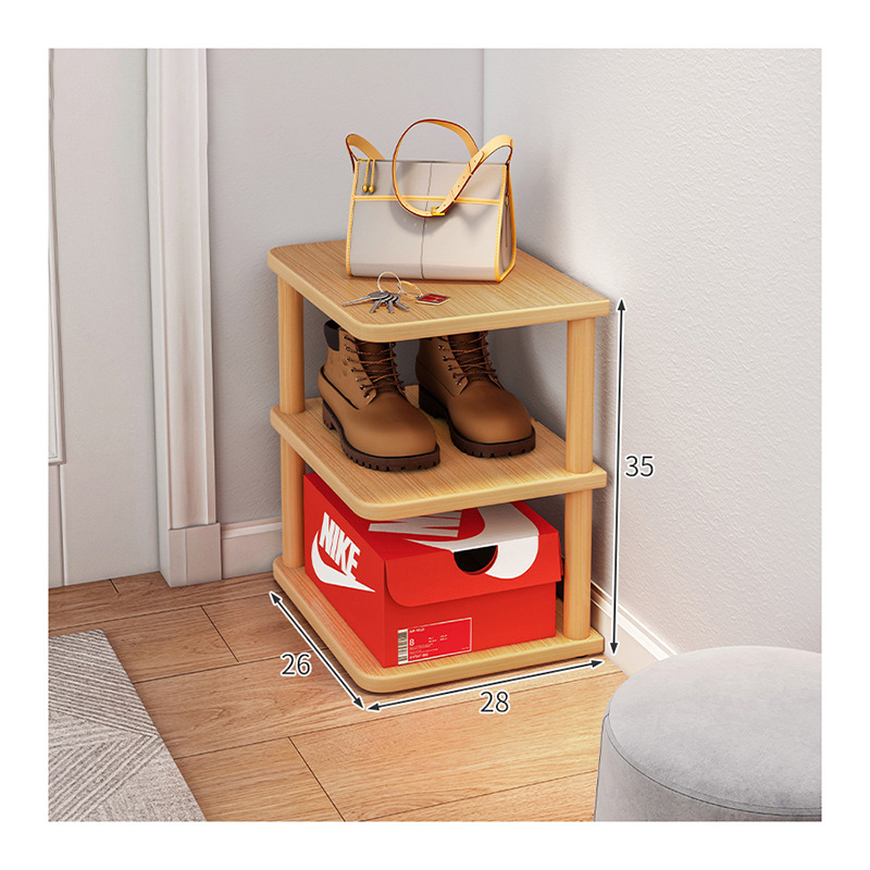 Shoe Rack Doorway Wooden Shoe Rack Organizer Indoor Free Standing Narrow Shoe Storage For Staircase Balcony Kitchen Porch