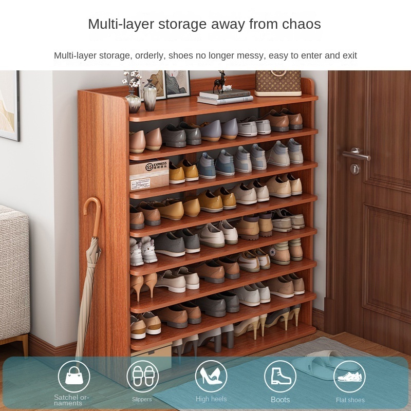 Shoe Storage Cabinet Shoe Rack Designs Wood Shoes Rack For Entryway Multi Layer Assemble