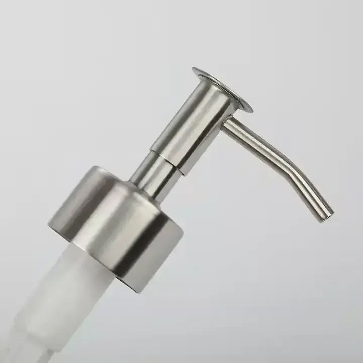 28mm 28/410 Stainless Steel Hand Sanitizer Lotion Dispenser Pump For Bottle