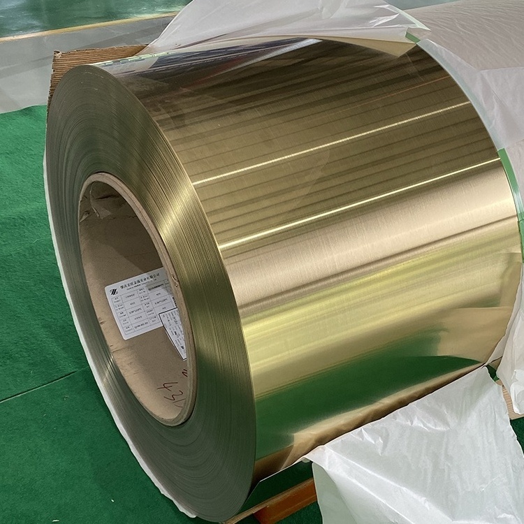 Grade 201202 304 316 PVD Mirror Gold Cold Rolled Stainless Steel Strip Belt Coil For Decoration