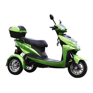 Hot sell electric tricycle  motorcycle electric scooters 3 three wheel disability with padals for adults/elderly