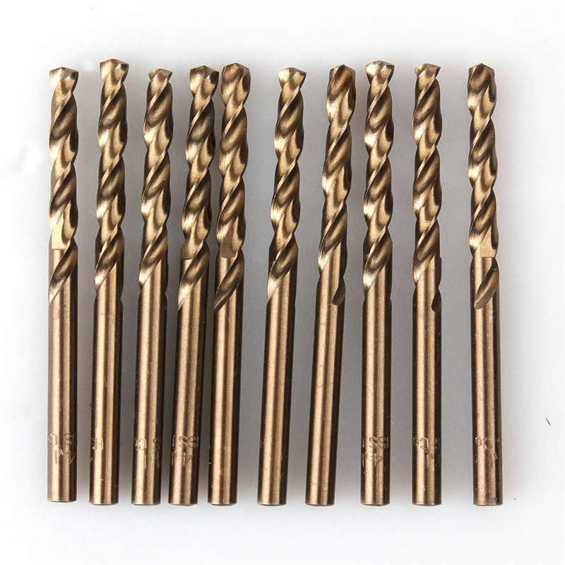 Tool Accessory HSS M35 Cobalt Steel Drill Bits for Stainless Steel Metal Jobber Twist Drill Bit Set