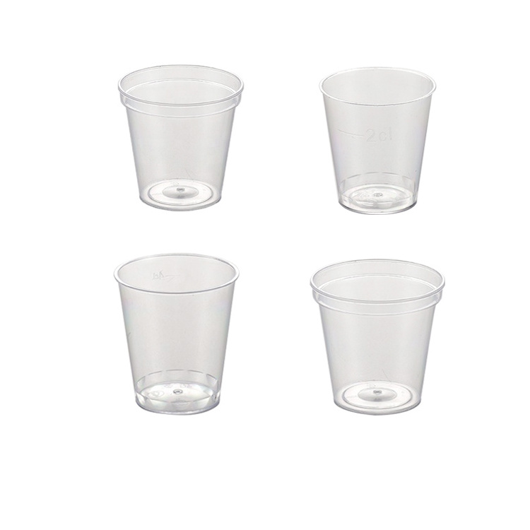 Disposable clear free samples promotional wine plastic shot glasses penis boob shot glass