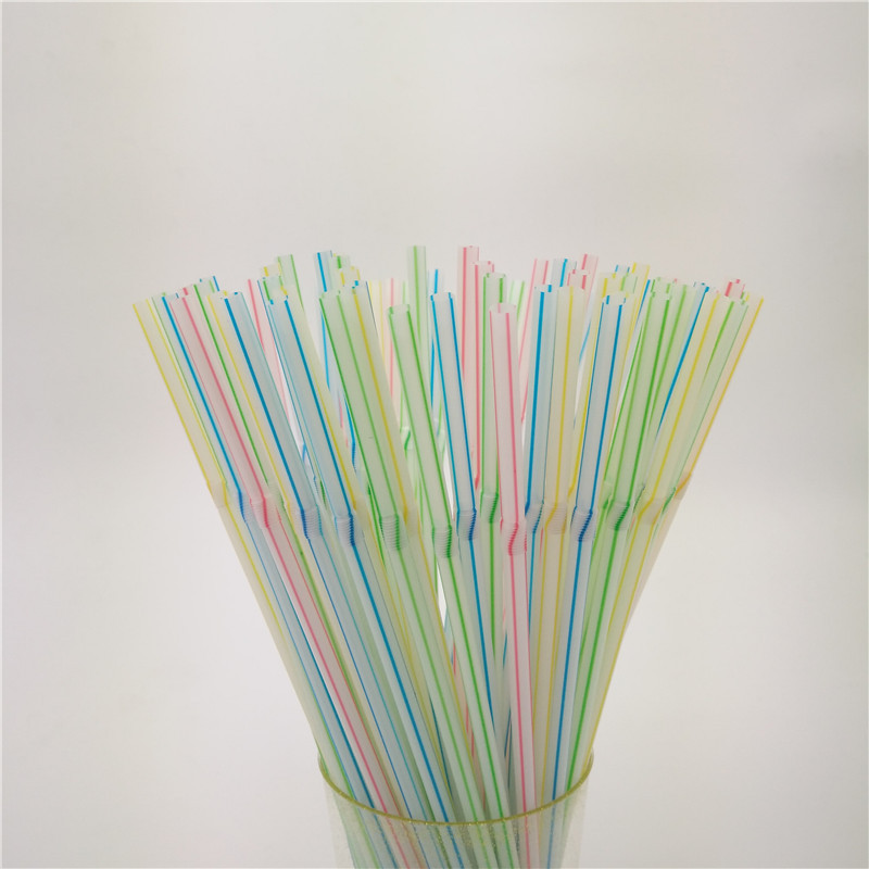 100% Compostable Plant Based PLA Straws Plastic Less Biodegradable Drinking Straws Disposable Eco Friendly Plastic Bar Straws