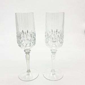 200ml Clear High Glass Red Wine Glasses Long Stem Plastic Goblet Bulk Food Grade Party Plastic Glasses for Wine