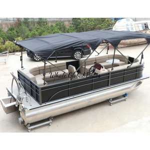 Best Party Aluminum Alloy Pontoon Boat Suitable for 10 Person