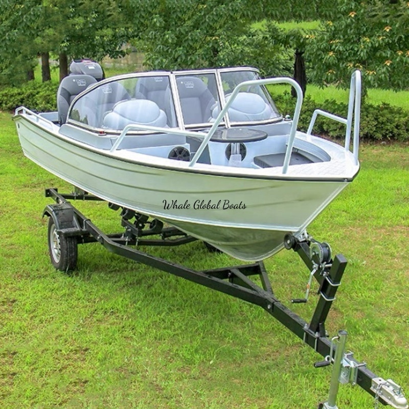 Wholesale 16ft Welded Fishing Boat Small Aluminum Hull Yacht