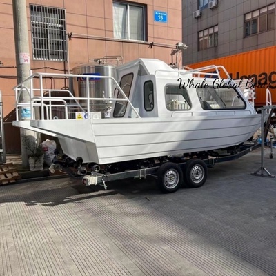 Patrol Boat Aluminum Cabin Fishing Boat All Welded Working Boat for Sale