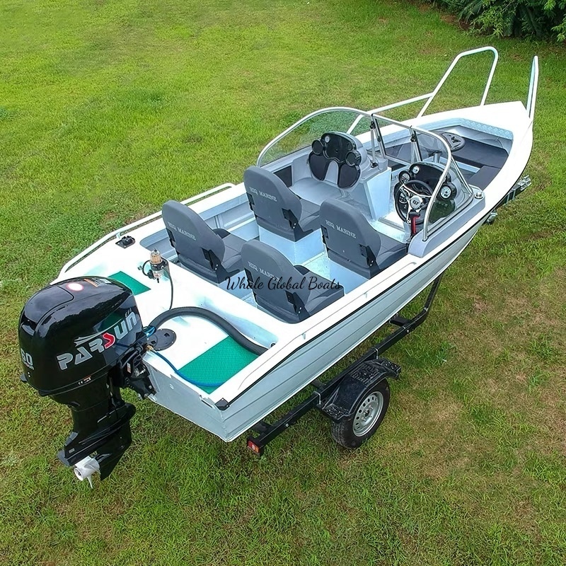 Wholesale 16ft Welded Fishing Boat Small Aluminum Hull Yacht