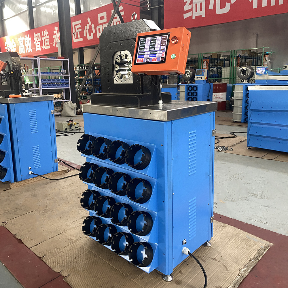 china high pressure hydraulic hose crimping machine cable press hose fitting crimper p32 wire rope tube swaging price for sale