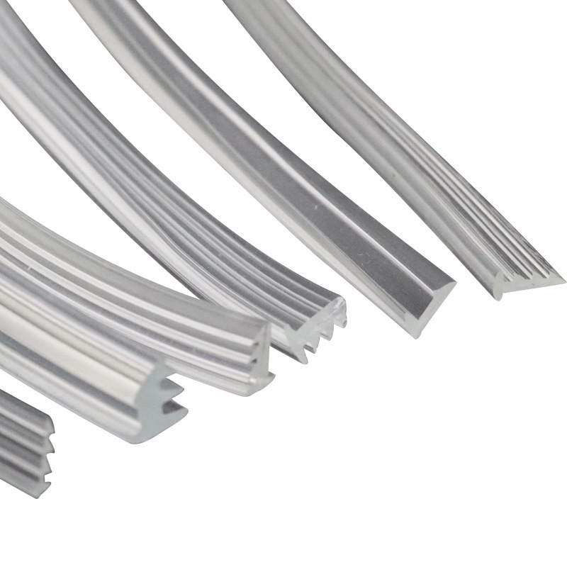 Glazing Rubber Weatherstrip Aluminium Door And Window Glass Edge Seal Wedge Shaped Gasket