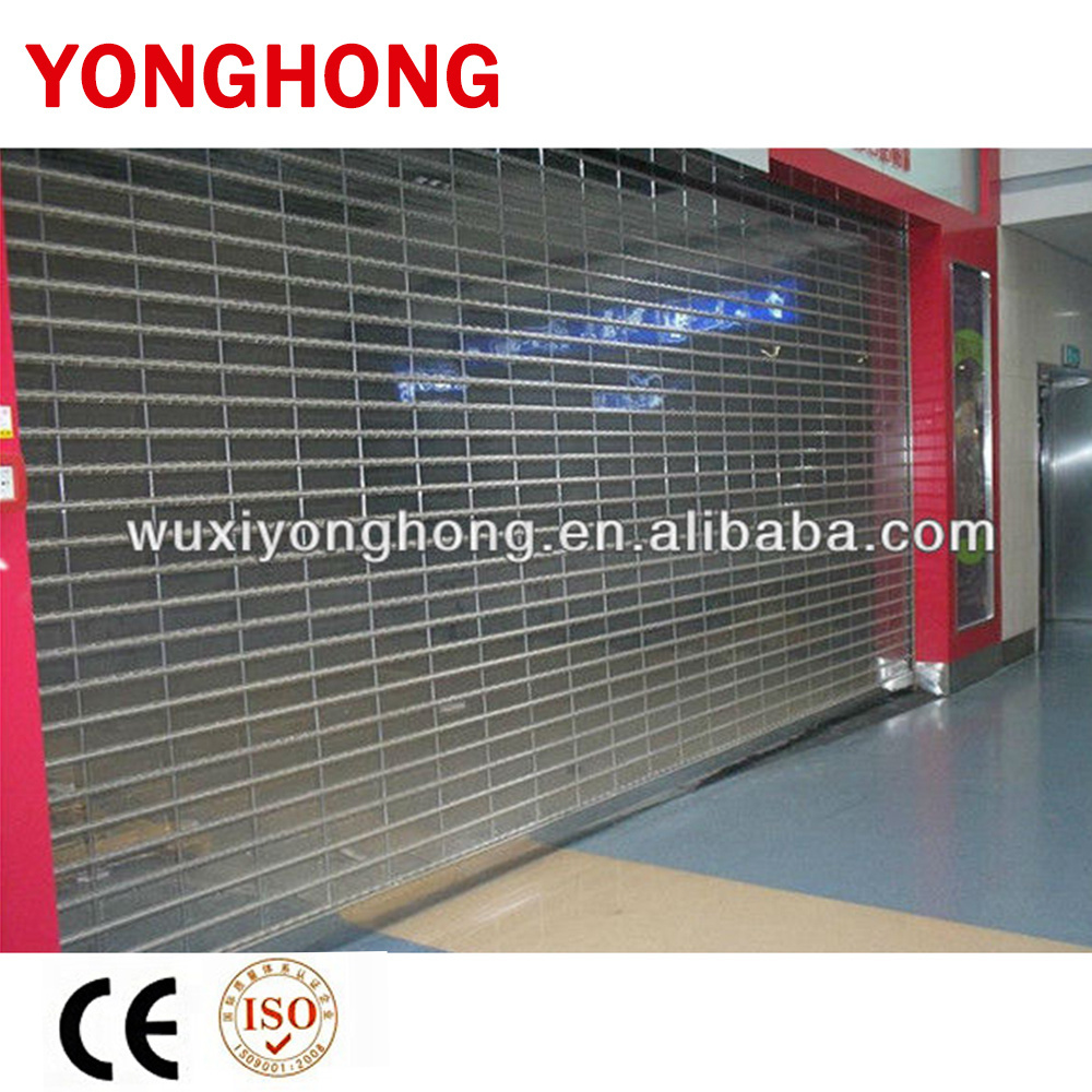 Automatic transparent roller shutter