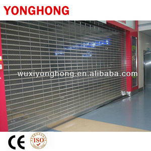 Automatic transparent roller shutter