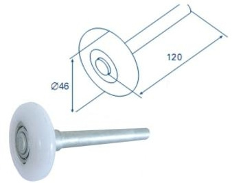 safety brake for iron rolling garage door