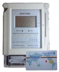 Zhongyi Smart Single Phase  IC Card Prepaid Energy Meter