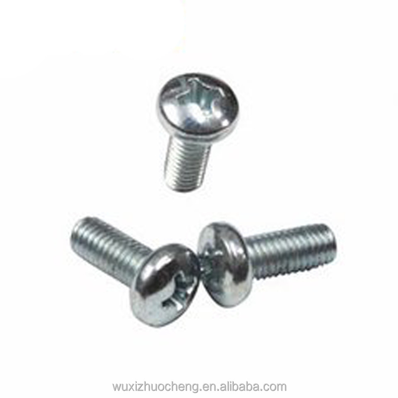 pozi pan head machine screw Carbon Steel Pan Head Screws