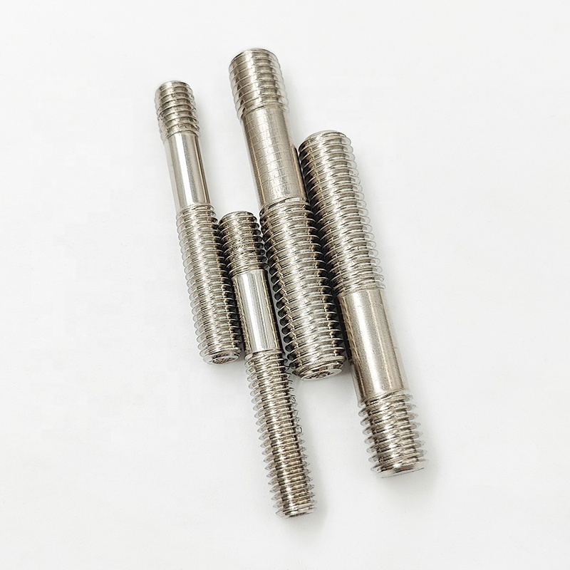 Stainless steel A193 B8 class 2 double end stud bolt rolled thread stud