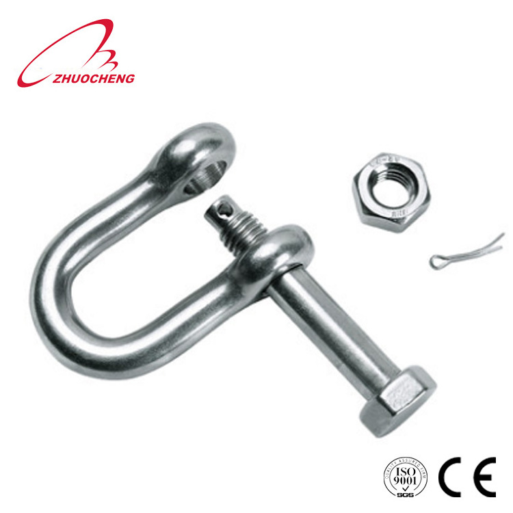 Hot sale High quality stainless steel european type d- Shackle