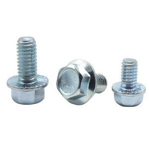 Hot Selling High Quality Factory Direct Zinc Plated Flange Bolt Stainless Steel Carbon Steel DIN6921 Flange Bolt