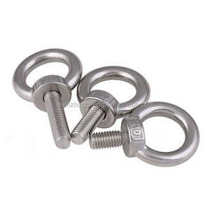 hot sale stainless steel M24 DIN580 flat eye bolt and nut