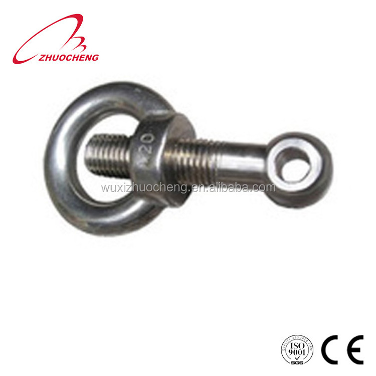 DIN444 stainless steel small female swing eye bolt with eye nut