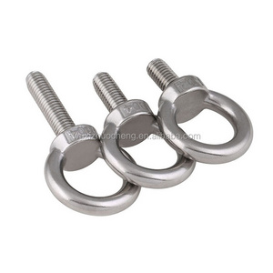 DIN580 stainless steel 304 M10 eye bolt and nut for railway