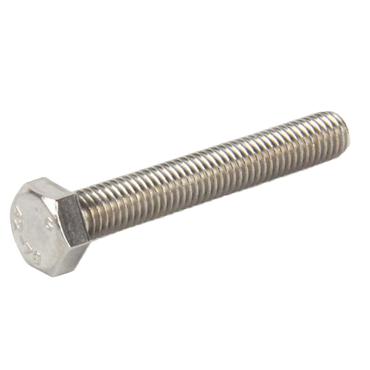 Factory hot sale stock din 933 stainless steel hex head bolt