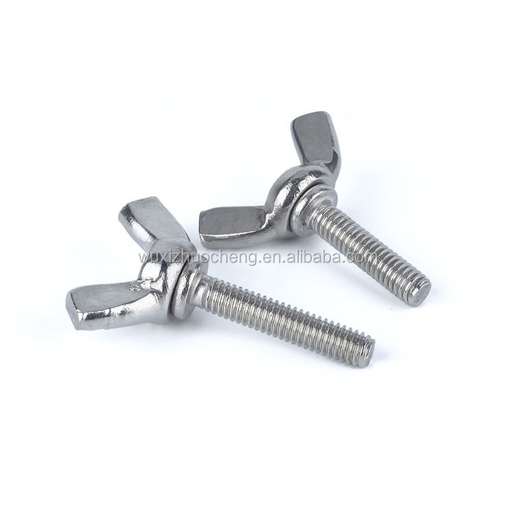 high quality stainless steel DIN316 folding wing nut screw