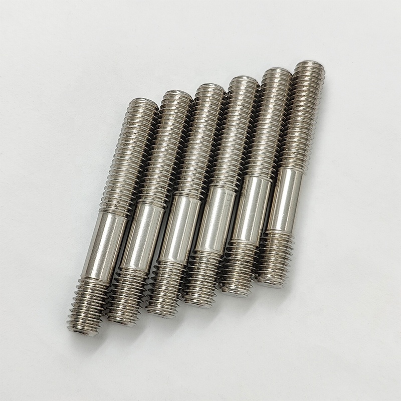 Stainless steel A193 B8 class 2 double end stud bolt rolled thread stud