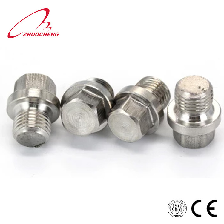 DIN910 Hex head pipe plugs stainless steel hexagon head screw plugs