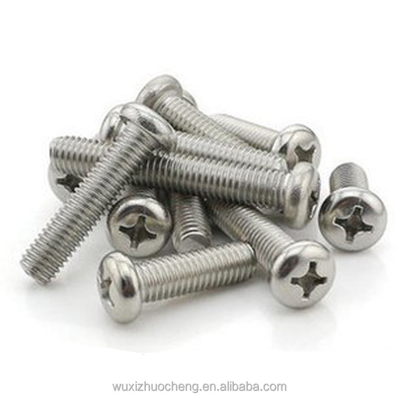 pozi pan head machine screw Carbon Steel Pan Head Screws