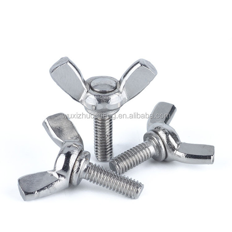 high quality stainless steel DIN316 folding wing nut screw