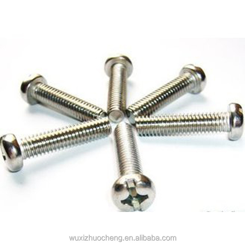 pozi pan head machine screw Carbon Steel Pan Head Screws