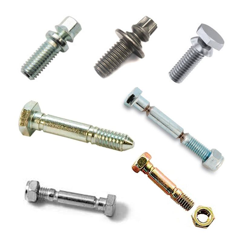 Anti-theft SS304 SS316 One Way Slotted Drive Bolt One Direction Shear Bolt Security Fasteners