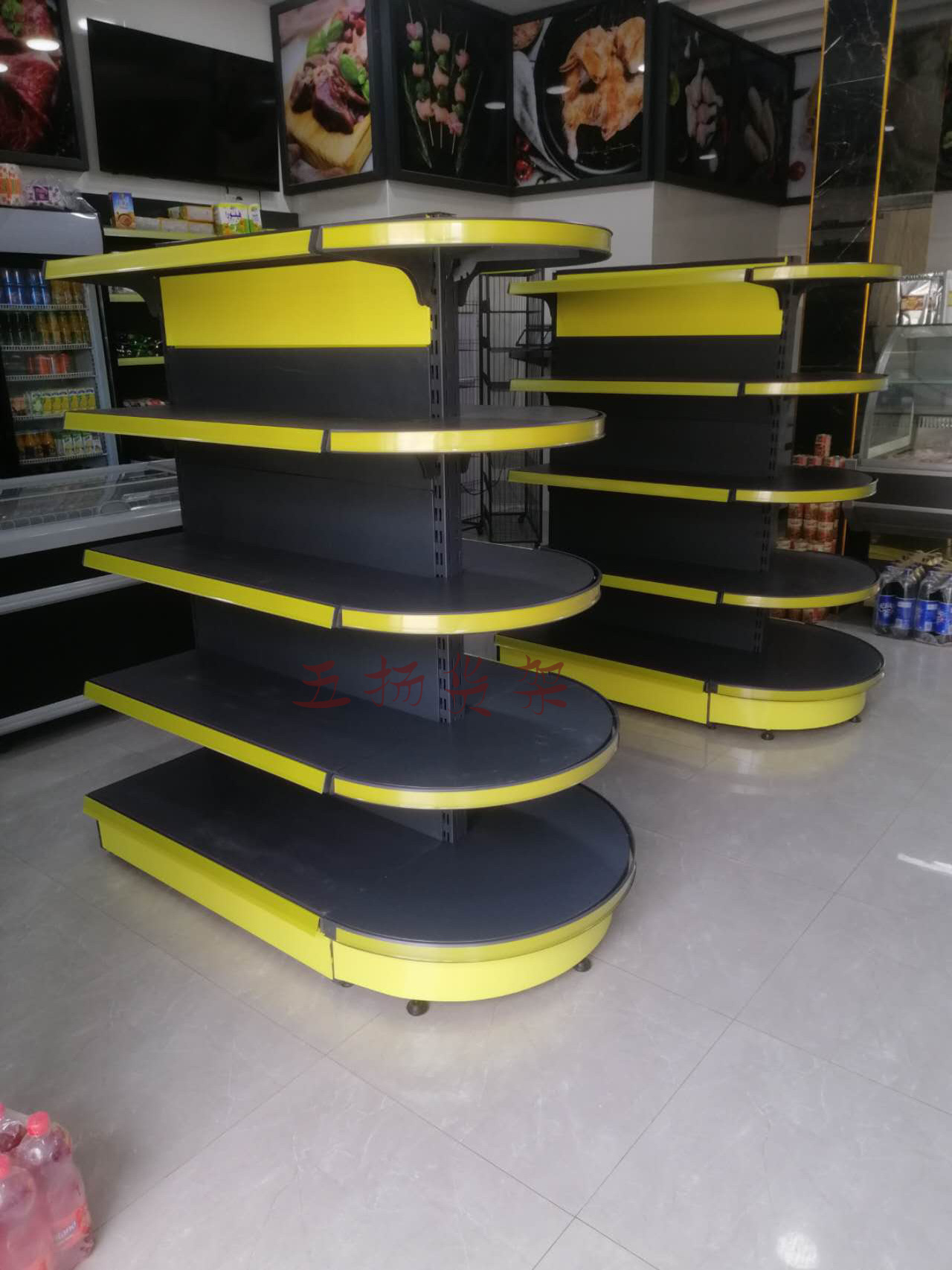 Supermarket Store gondola Display shelves For General Store  shelving