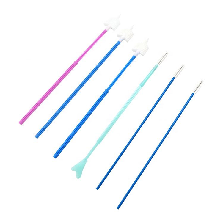 factory Disposable sterile medical sampling disposable cervical brush